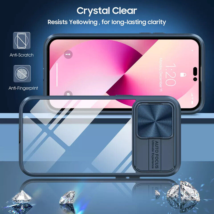 iPhone Hülle - Kameraschutz Outdoor Clear - Schwarz