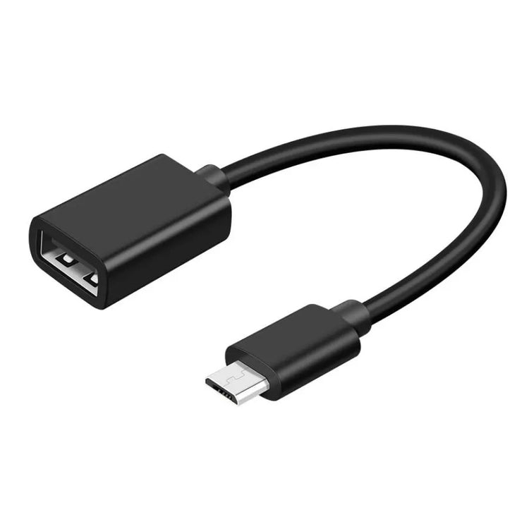 OTG Adapter Kabel | USB A - Micro USB | Schwarz