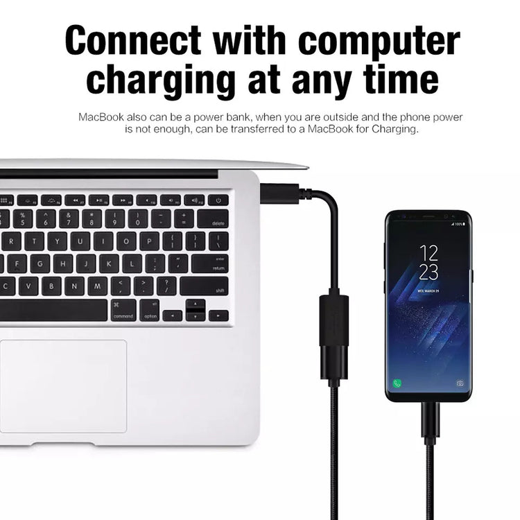 OTG Adapter Kabel | USB A - Micro USB | Schwarz