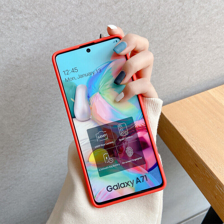 Samsung Galaxy Hülle - Bunte Knöpfe Case - Lavendel