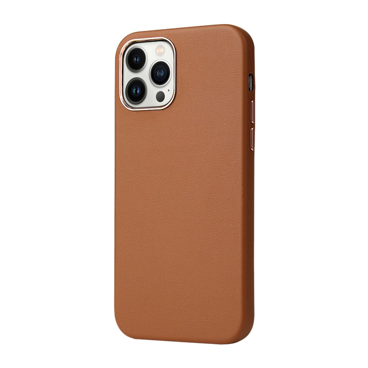 Apple iPhone 12 Pro Max Hülle - Alu Pro Kunstleder Case