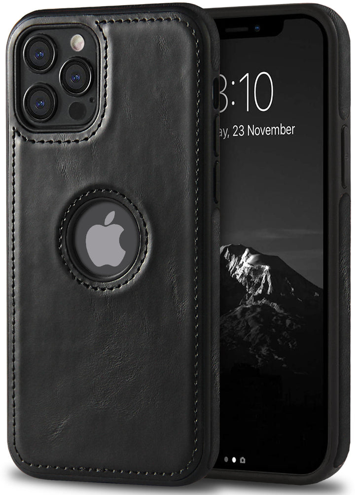 Apple iPhone 12 Pro Max Hülle - Logo Kunstleder Pro Case