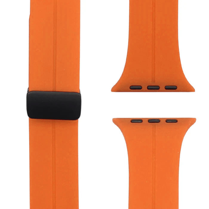Apple Watch - Silikon Magnet Armband - Orange