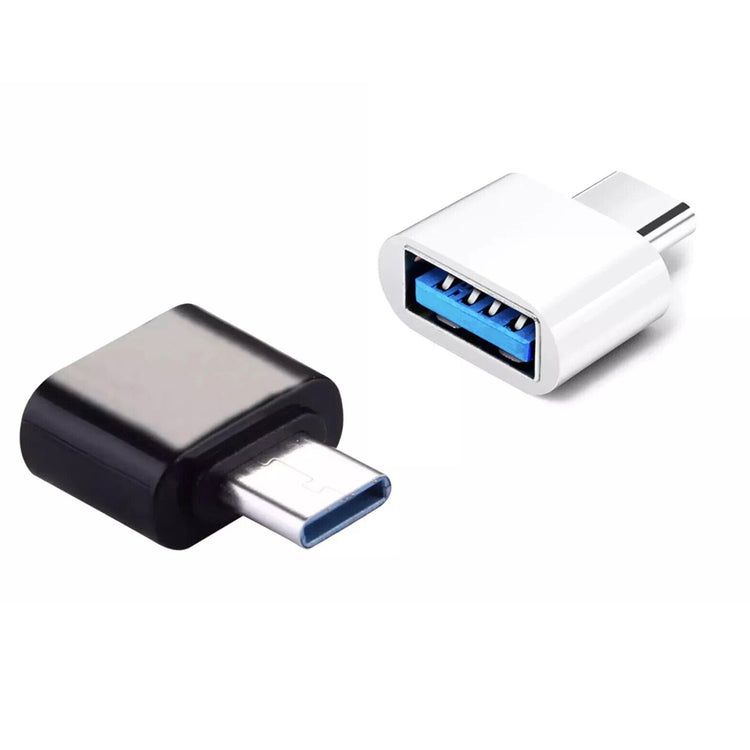 OTG Adapter | USB A - USB C | Schwarz & Weiss