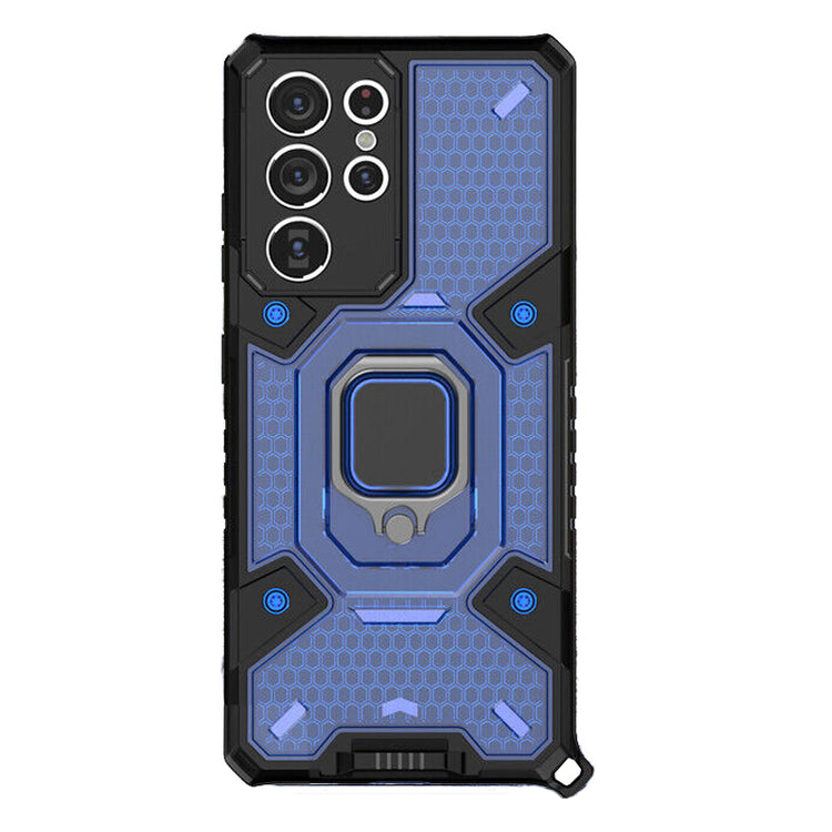 Samsung Galaxy Hülle - Outdoor Panzer Case - Blau