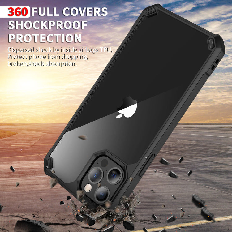 Samsung Galaxy Hülle - Hybrid Clear Case - Blau