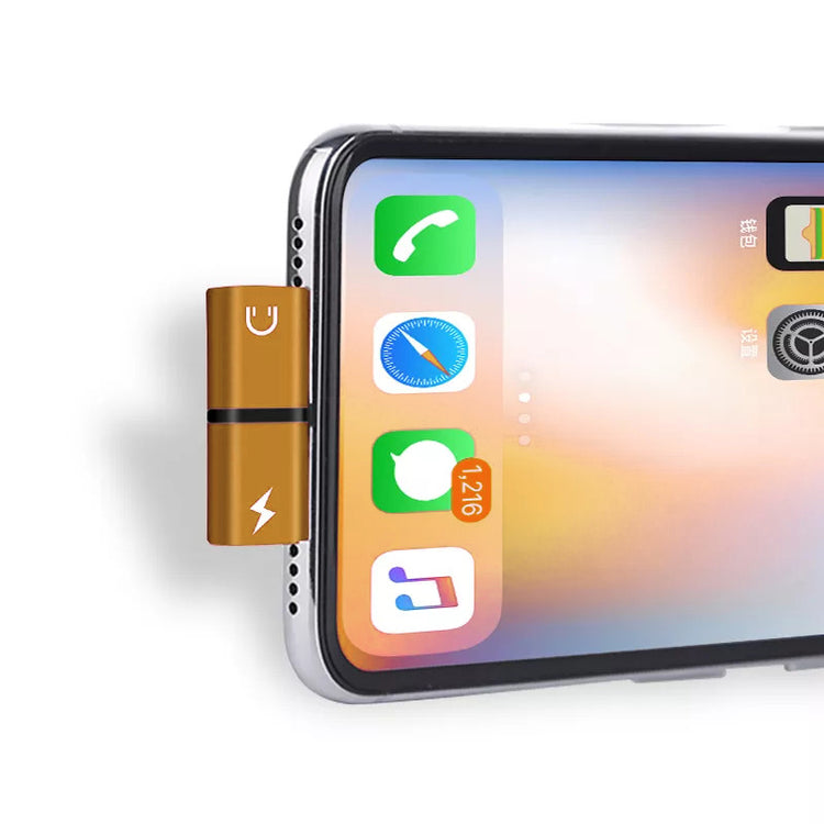 OTG Audio Splitter | 8 Pin | Charging & Music