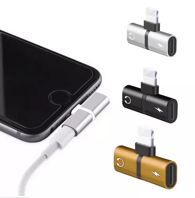 OTG Audio Splitter | 8 Pin | Charging & Music