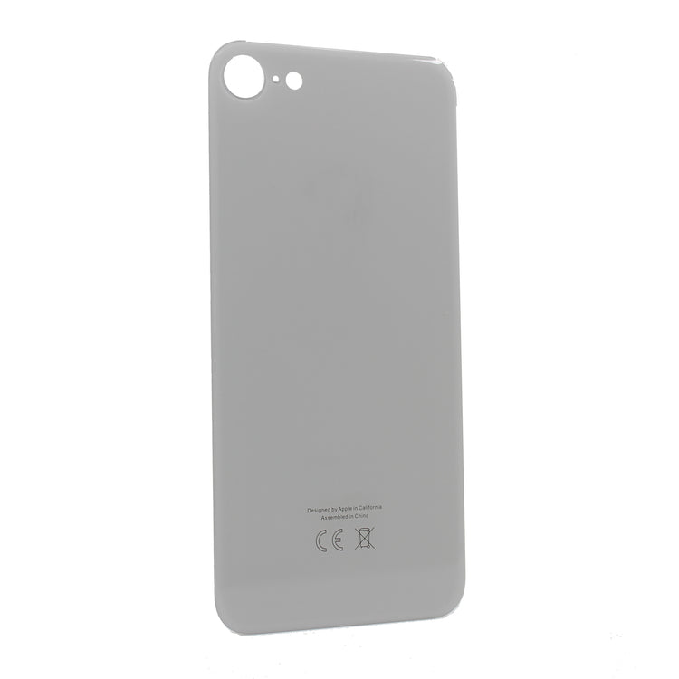 Apple iPhone 8 - Backcover Glas - Weiss