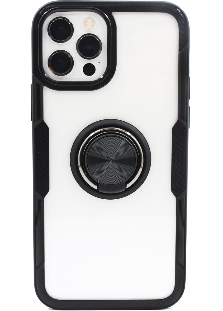 Apple iPhone 12 Pro Max Hülle - Carbon Ring Case