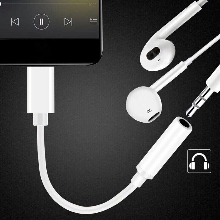 OTG Audio Jack | 8 Pin - Aux | Weiss