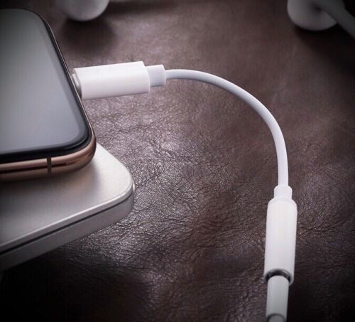 OTG Audio Jack | 8 Pin - Aux | Weiss