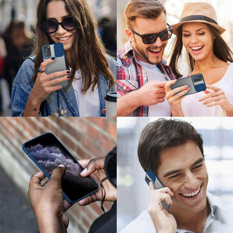 Samsung Galaxy Hülle - Kameraschutz Slide Case - Gelb
