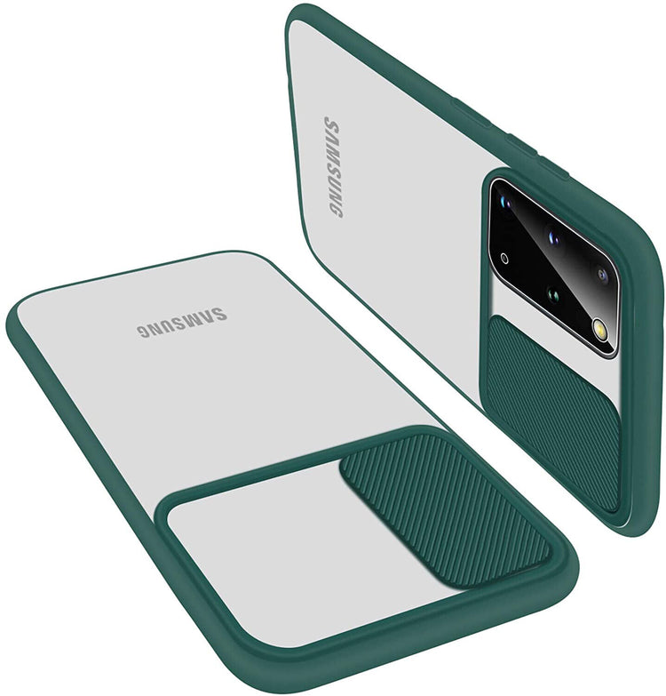 Samsung Galaxy Hülle - Kameraschutz Slide Case - Grün