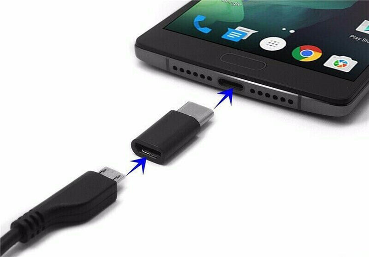 OTG Adapter | Micro USB - USB C | Weiss