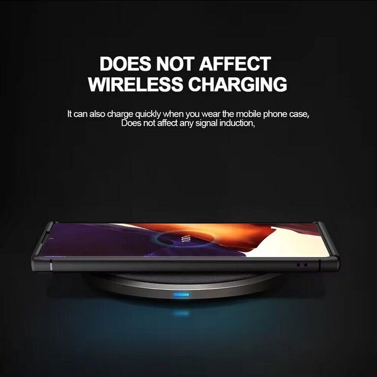 Samsung Galaxy Hülle - Premium Hybrid Clear Case - Schwarz