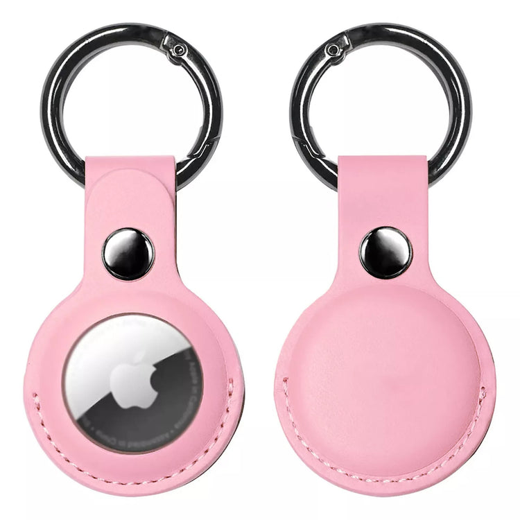 AirTag Hülle - Kunstleder Case - Rosa