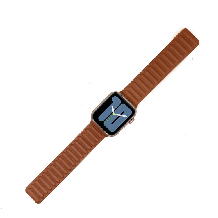 Apple Watch - Leder Magnet Armband - Braun