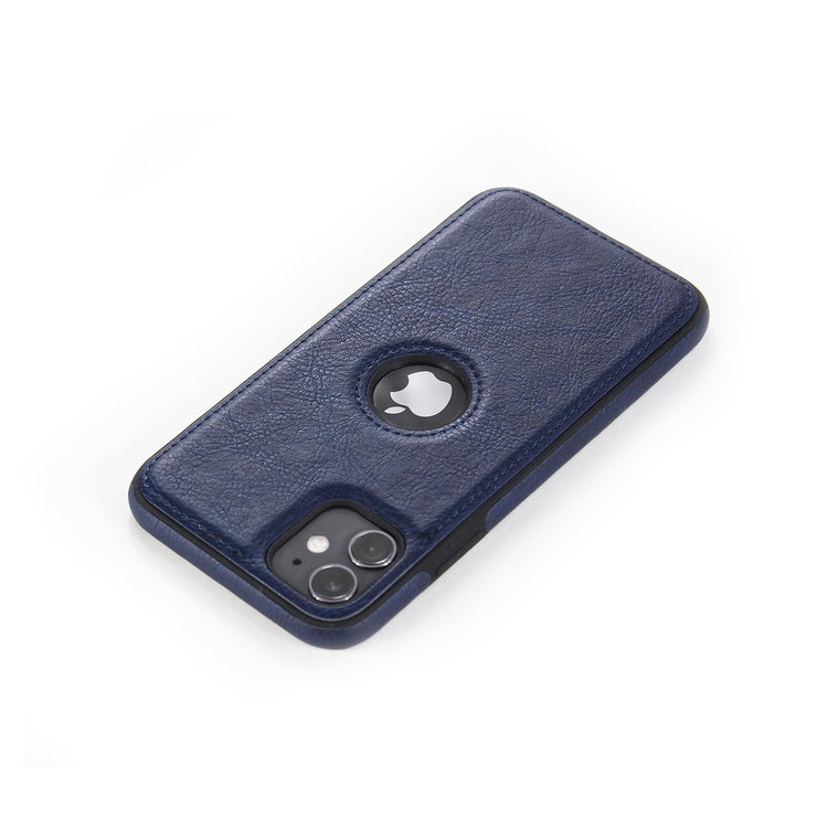 iPhone - Leder Case - Blau - CITYCASE