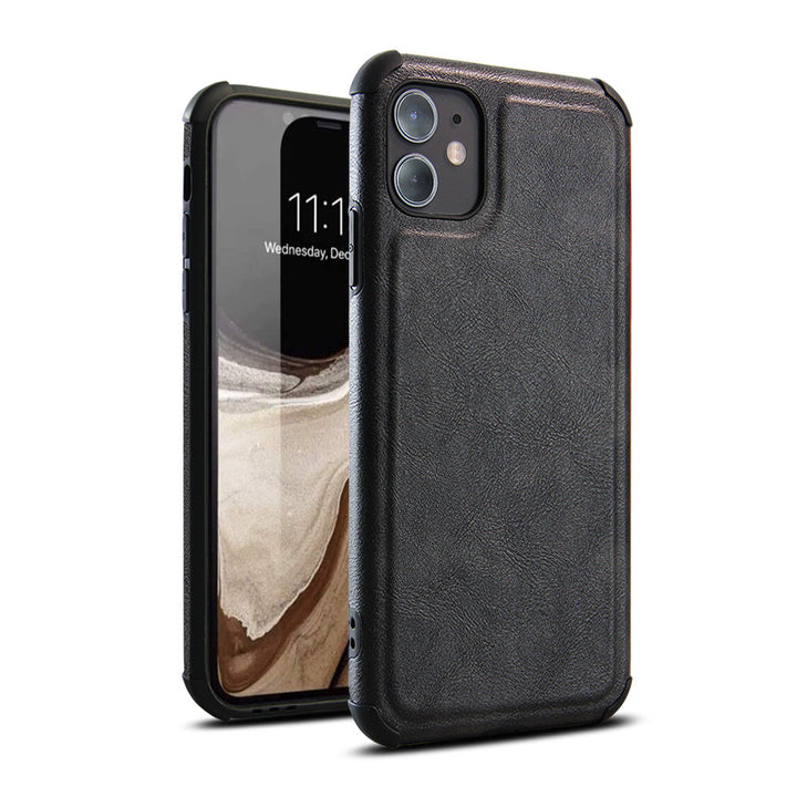 iPhone - Proof Leder Case - Schwarz - CITYCASE