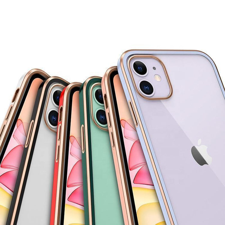 iPhone Hülle - Premium Chrom Case - Rosa