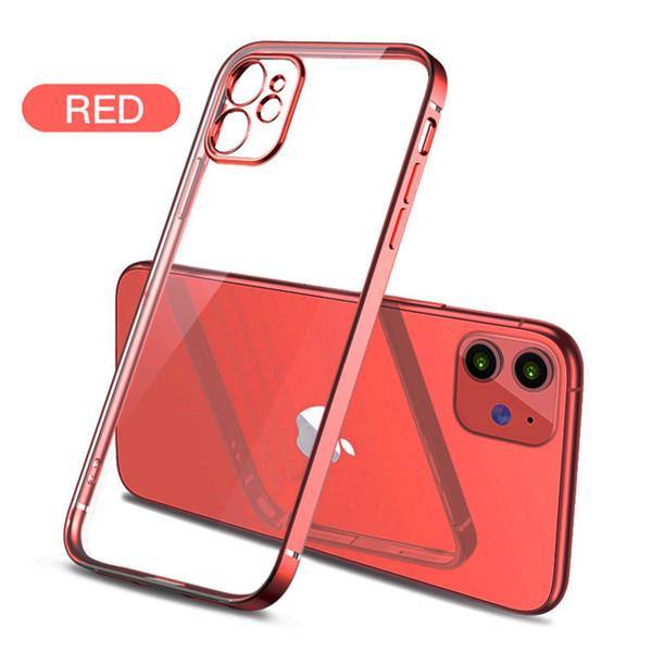 iPhone - Soft Plating Case - Rot - CITYCASE