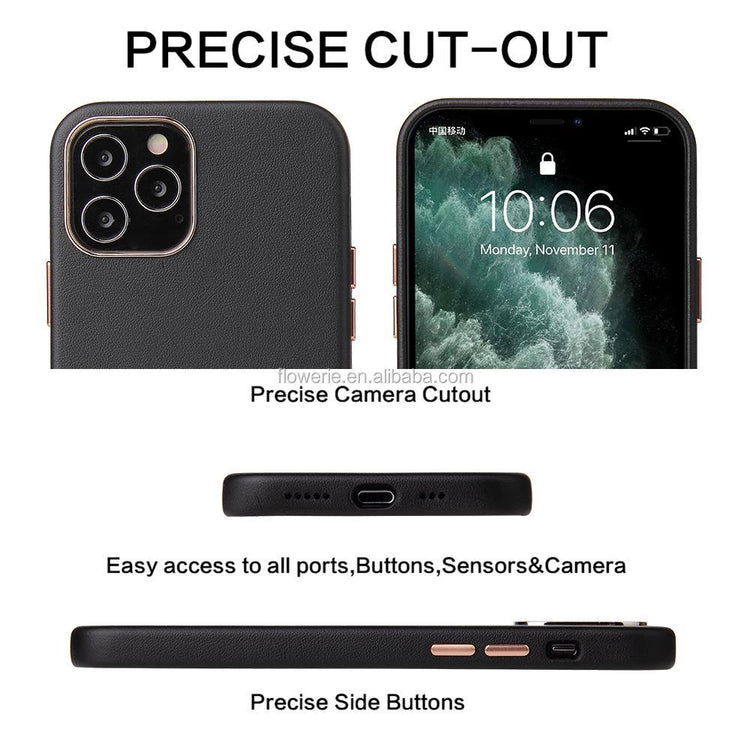 iPhone Hülle - Kunstleder Pro Case - Weiß