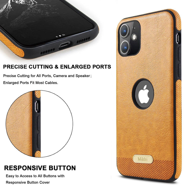iPhone - Design Leder Case - Blau - CITYCASE