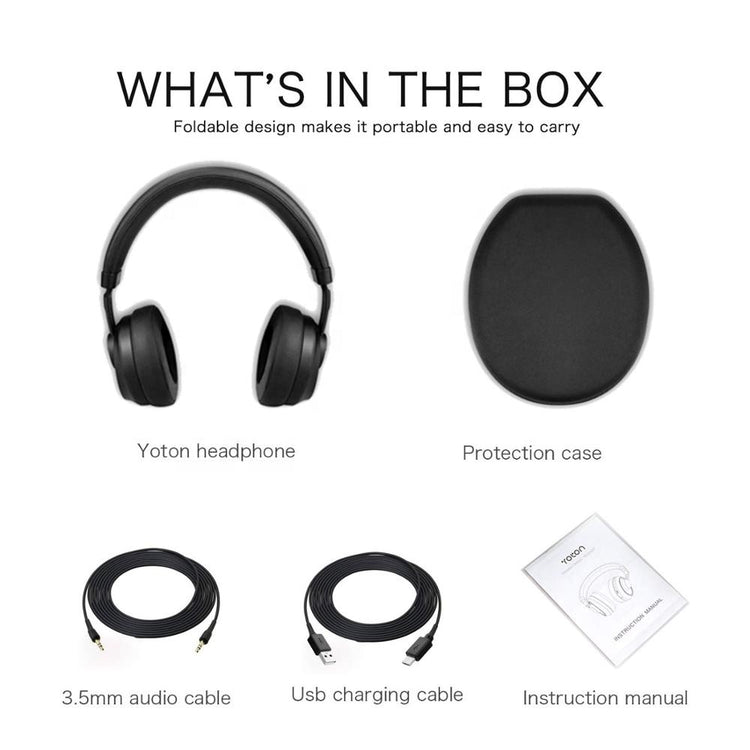 Bluetooth Kopfhörer - On-Ear Headphone - Schwarz
