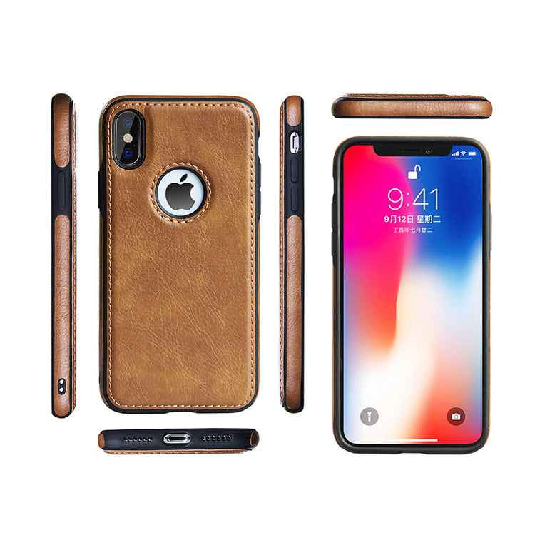 iPhone - Leder Case - Braun - CITYCASE