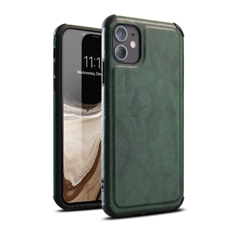 iPhone - Proof Leder Case - Grün - CITYCASE