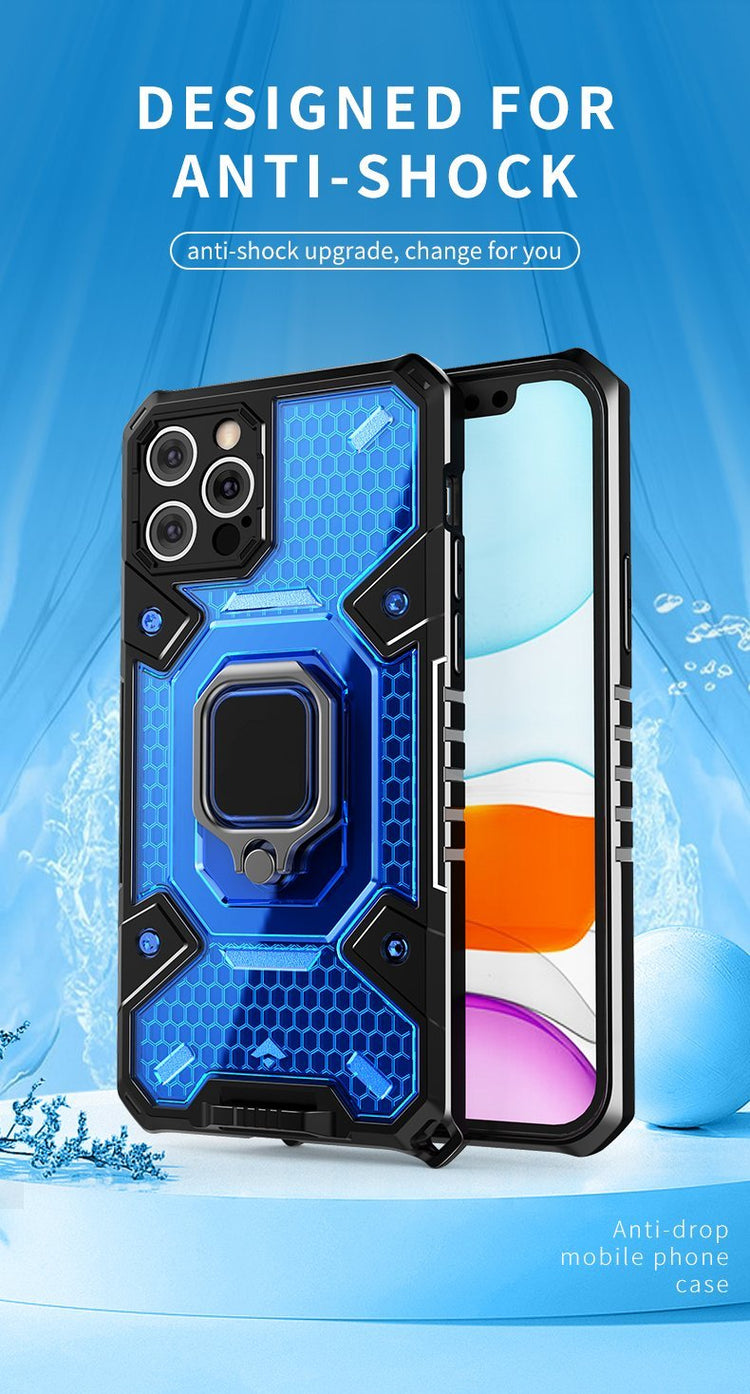 iPhone Hülle - Hybrid Case - Grau