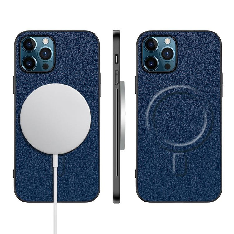 iPhone Hülle - MagSafe Kunstleder Case - Orange