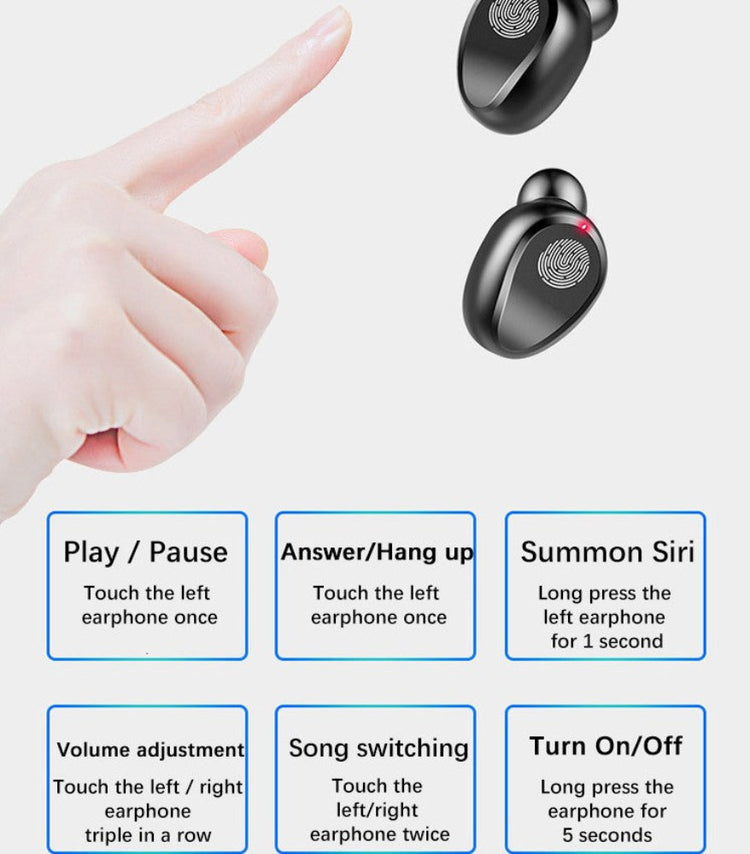 Bluetooth Kopfhörer - In-Ear Touch Control 5.0