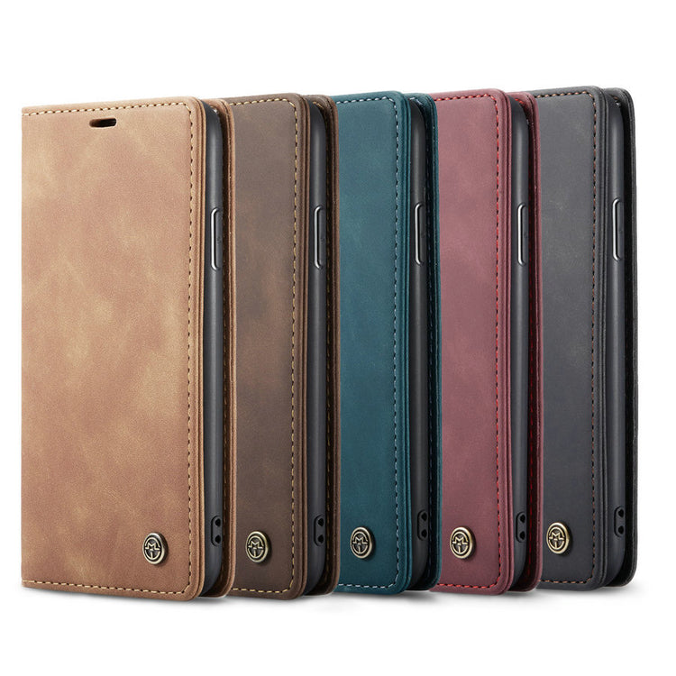 iPhone - Luxury Leder Case - Dunkelbraun - CITYCASE