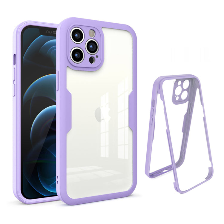iPhone Hülle - 360 Komplett Case - Lila