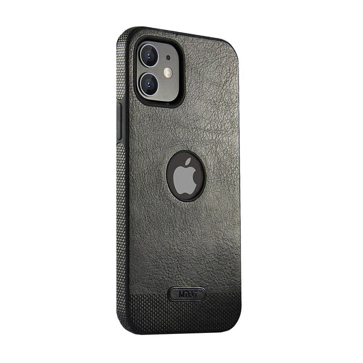 iPhone - Design Leder Case - Schwarz - CITYCASE