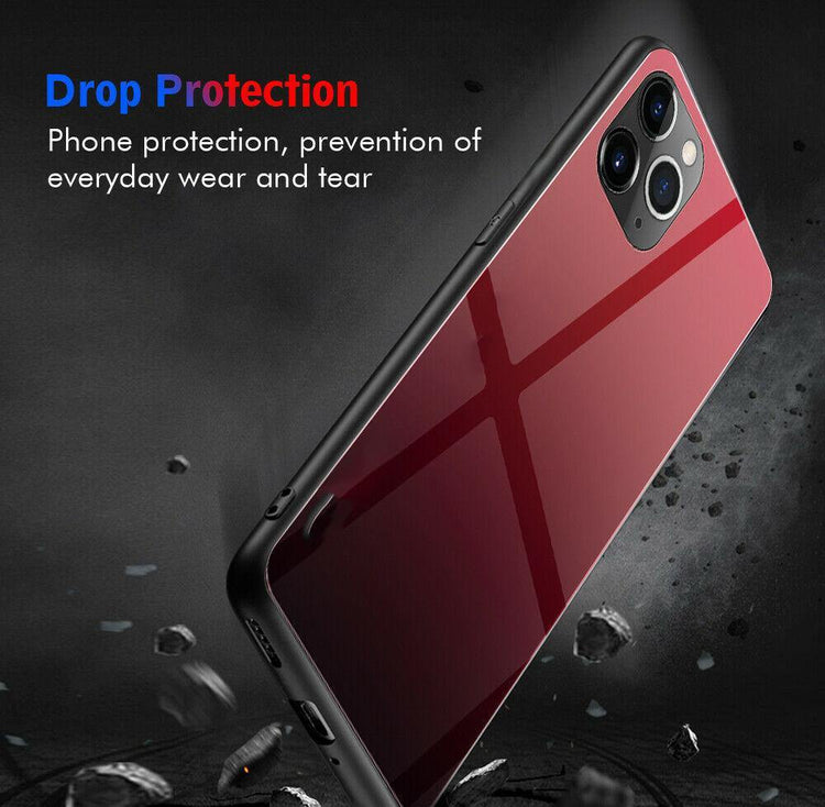 iPhone - Glas Rainbow Case - Türkis Grün - CITYCASE