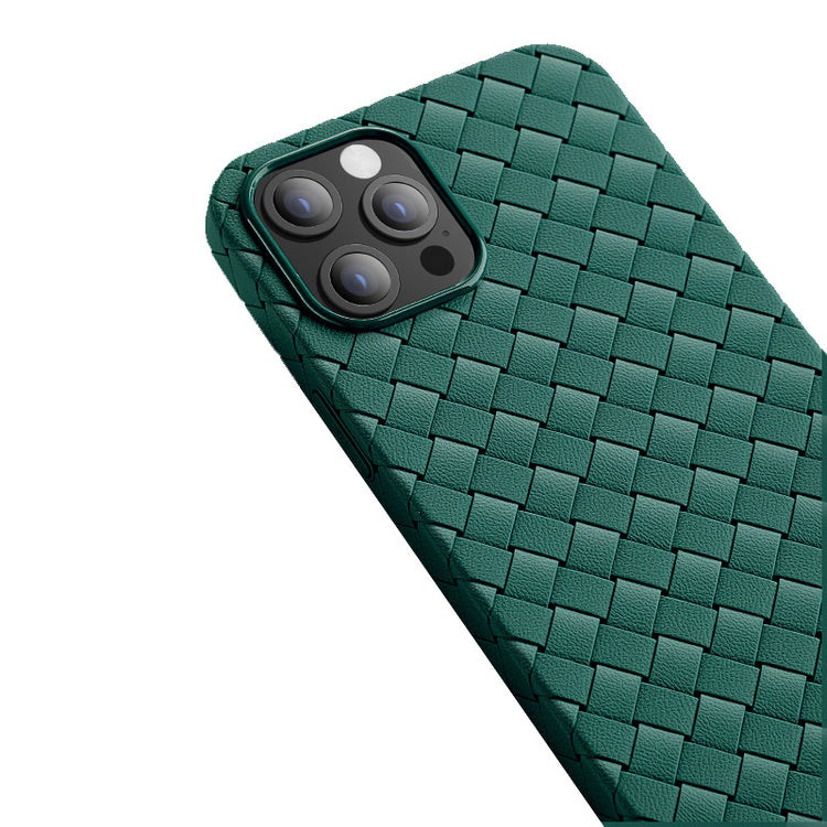 iPhone Hülle - Geflochten TPU Case - Grün