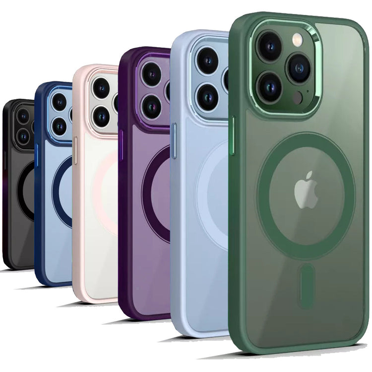 iPhone Hülle - MagSafe Hybrid Clear Case - Grün