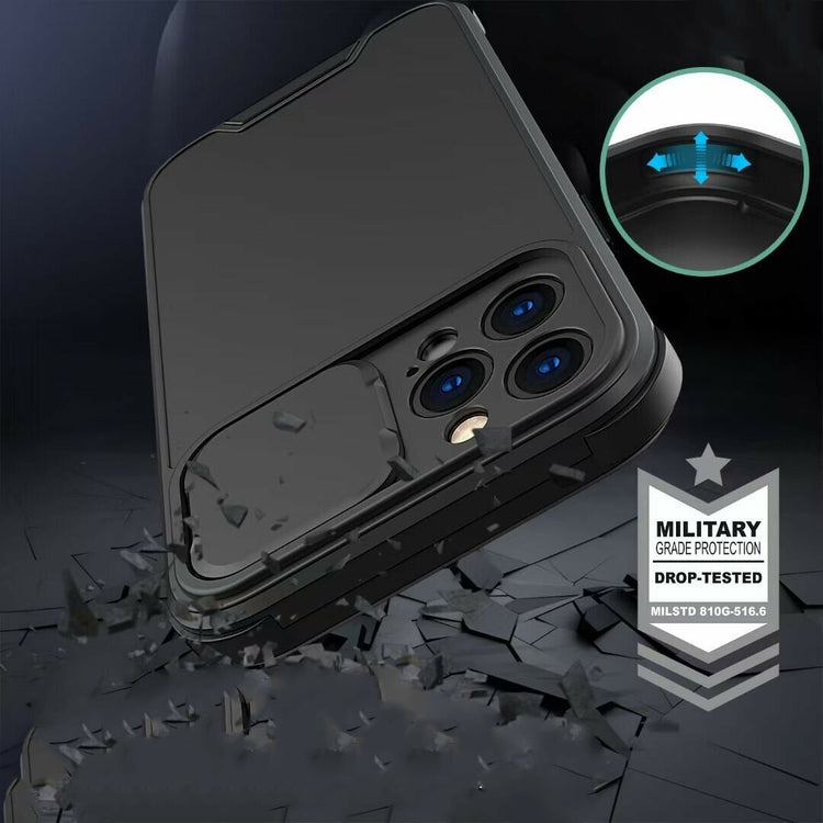 iPhone - Outdoor Kameraschutz Case - Schwarz