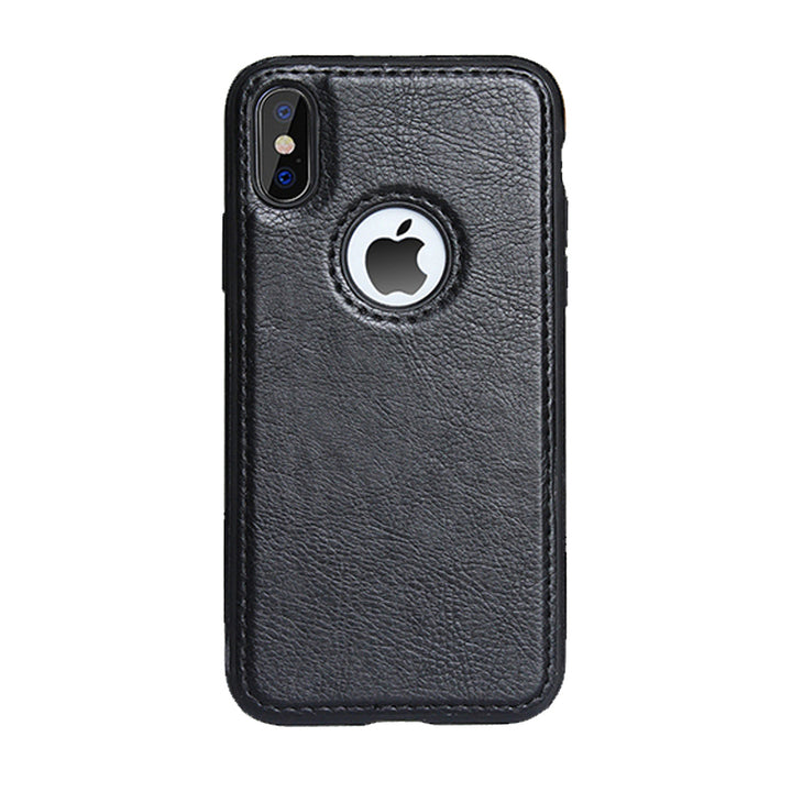 iPhone - Leder Case - Schwarz - CITYCASE