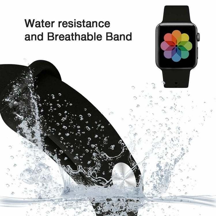 Apple Watch - Silikon Armband - Schwarz