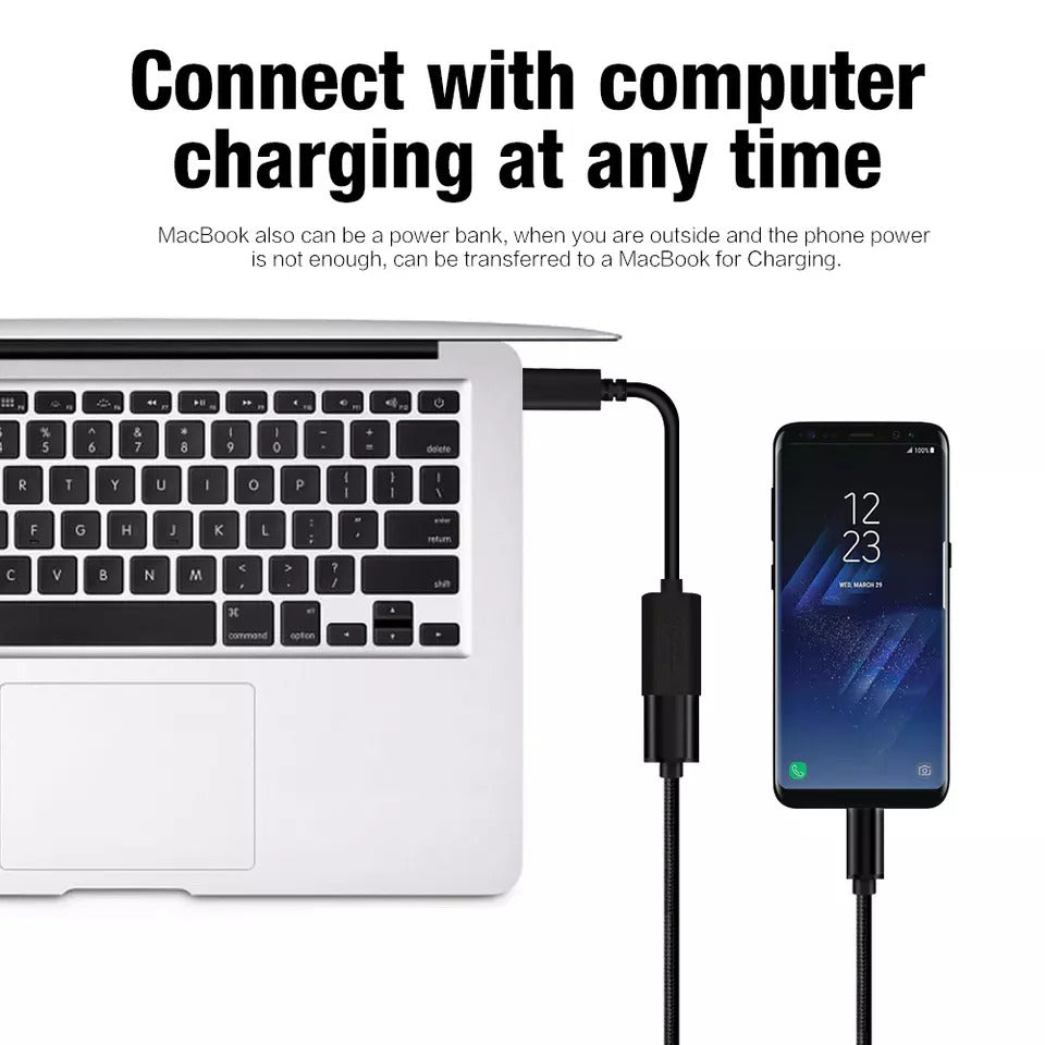 OTG Adapter Kabel | USB A - Micro USB | Schwarz