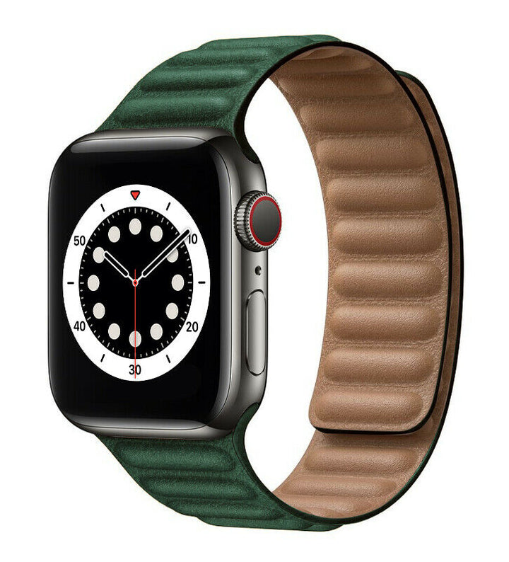 Für Apple Watch - Kunstleder Magnet Armband - River