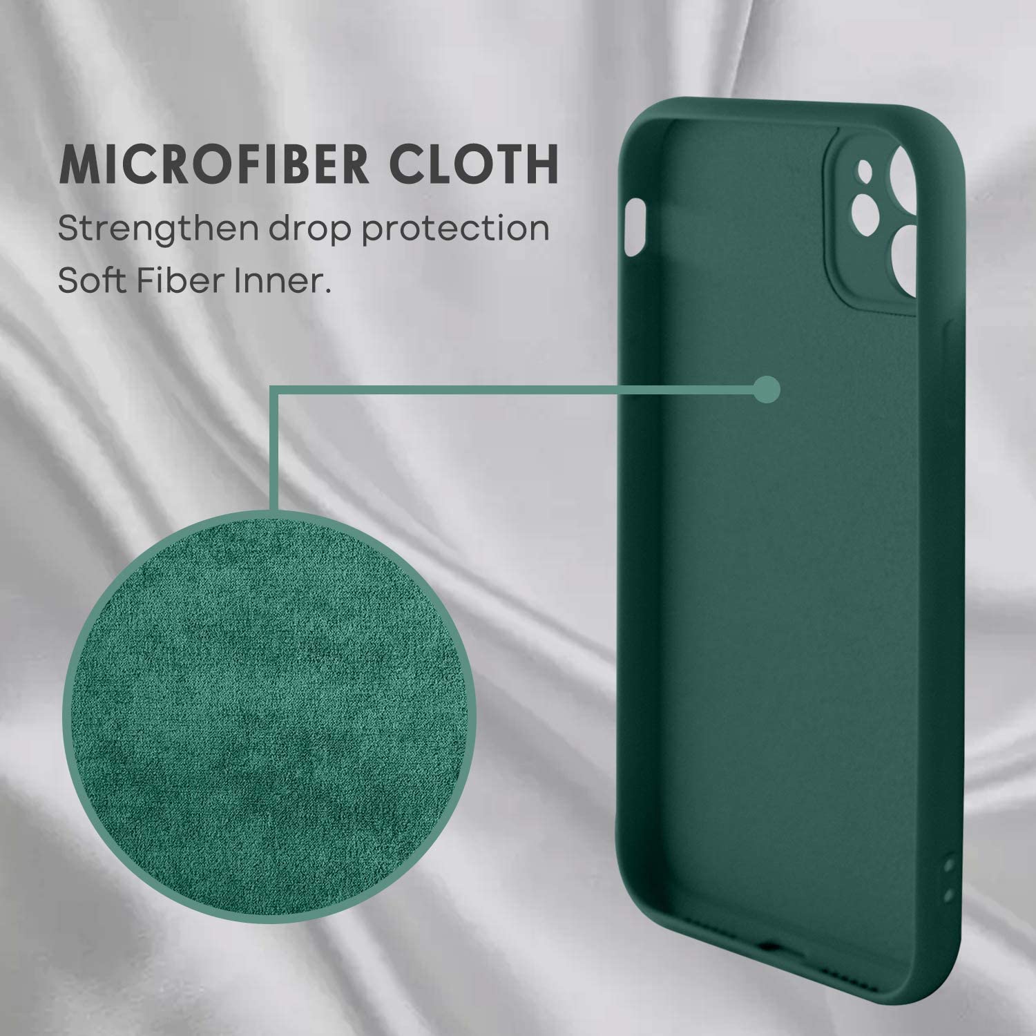 Apple iPhone 13 Hülle - Silikon Ring Case