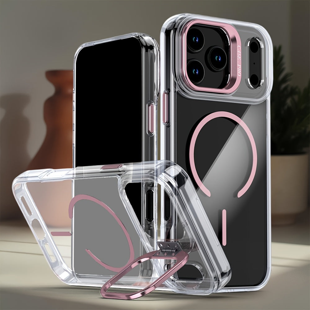 Hülle für iPhone - Clear MagSafe Stand