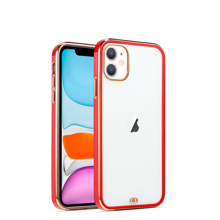 Apple iPhone 13 Mini Hülle - Transparent Chrom Case