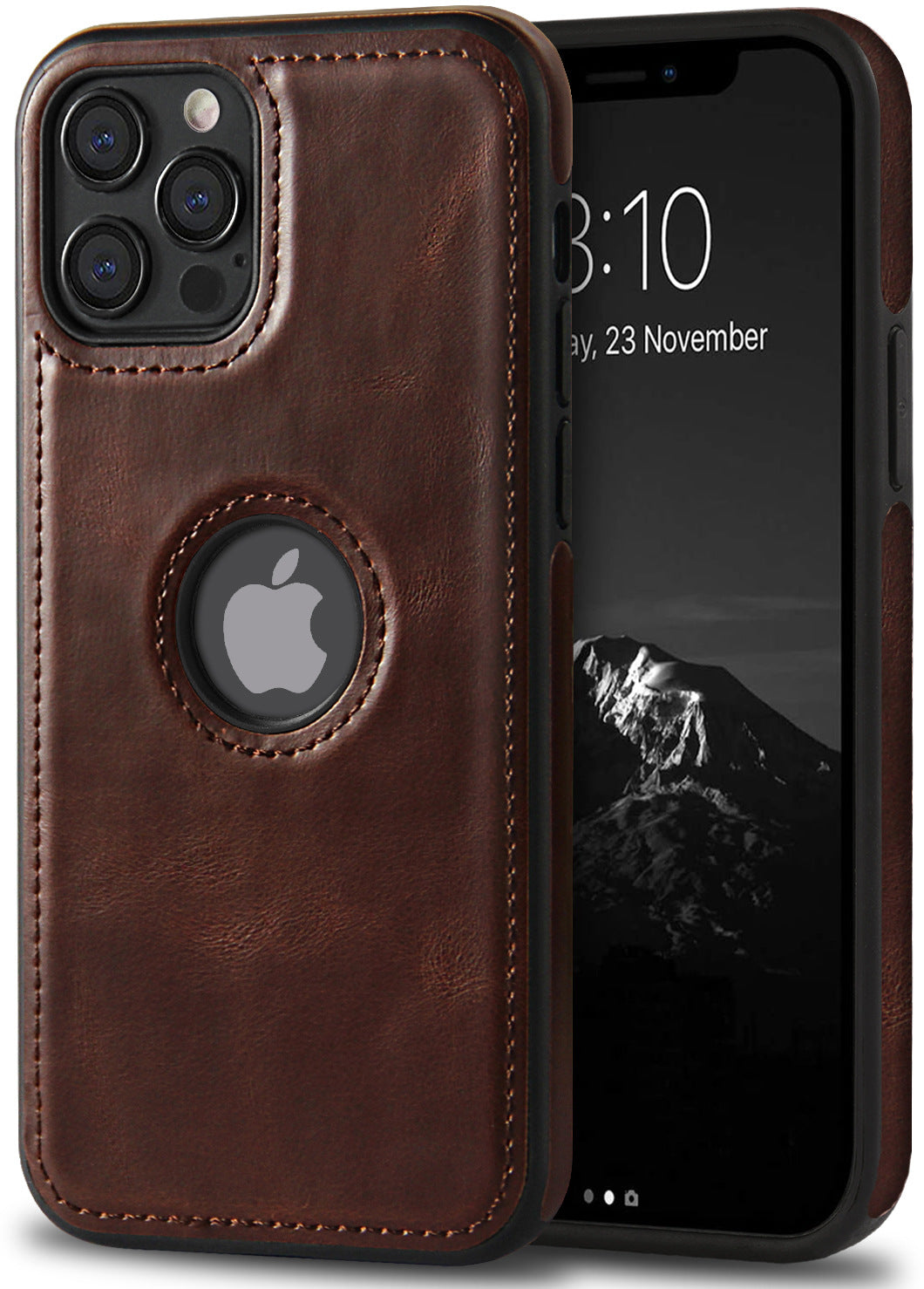 Apple iPhone 13 Hülle - Logo Kunstleder Pro Case