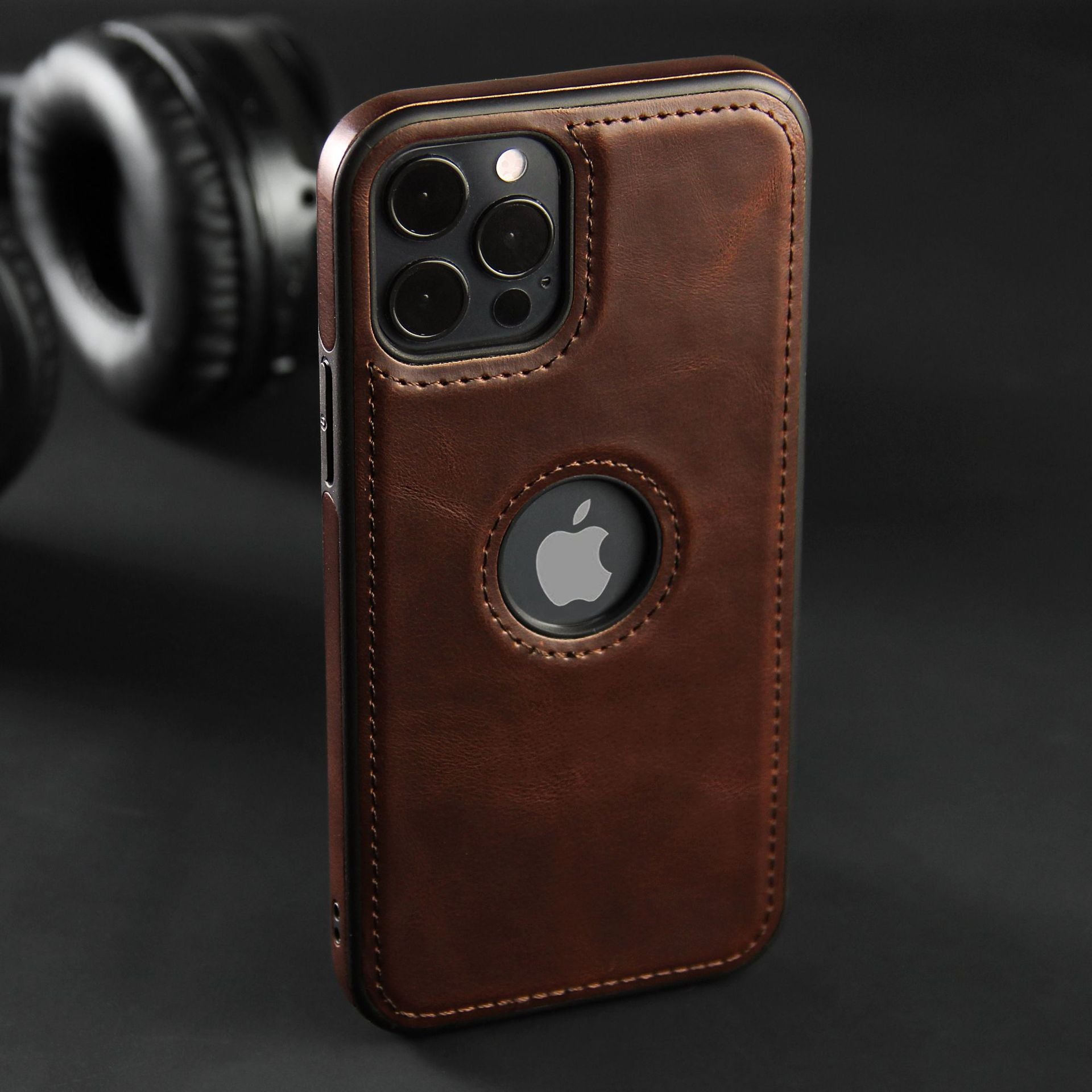 Apple iPhone 13 Hülle - Logo Kunstleder Pro Case